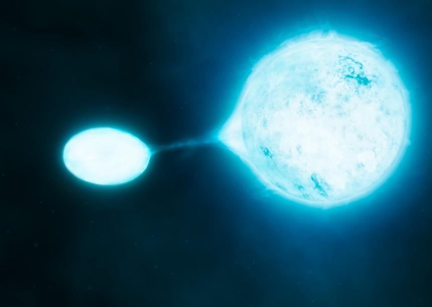 Астрономы обнаружили звезду-вампир, которая лишила атмосферы своего «партнера»